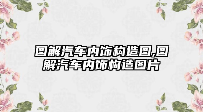 圖解汽車內(nèi)飾構(gòu)造圖,圖解汽車內(nèi)飾構(gòu)造圖片