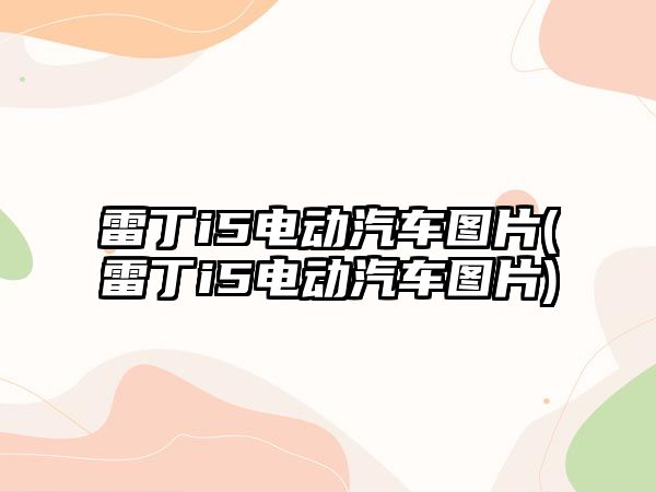 雷丁i5電動汽車圖片(雷丁i5電動汽車圖片)