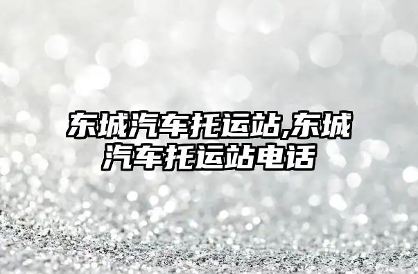 東城汽車托運(yùn)站,東城汽車托運(yùn)站電話